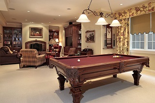 Pool table room sizes in Chicago